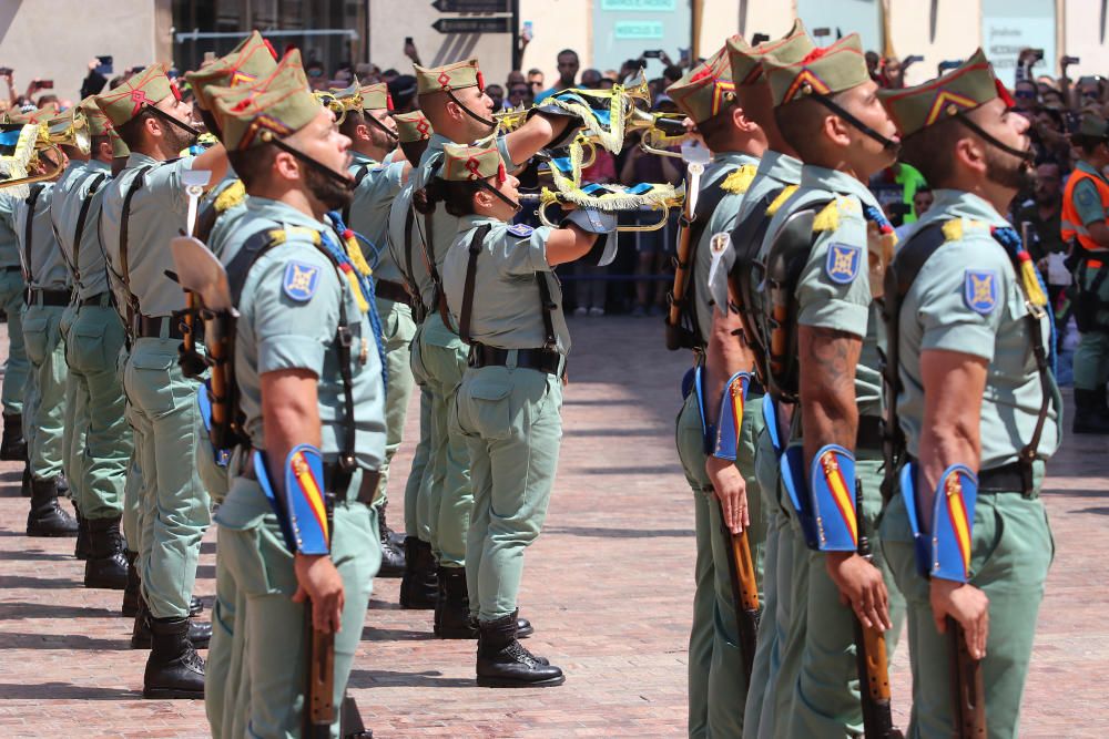 Desfile de la Legión en Málaga por el Día de las Fuerzas Armadas