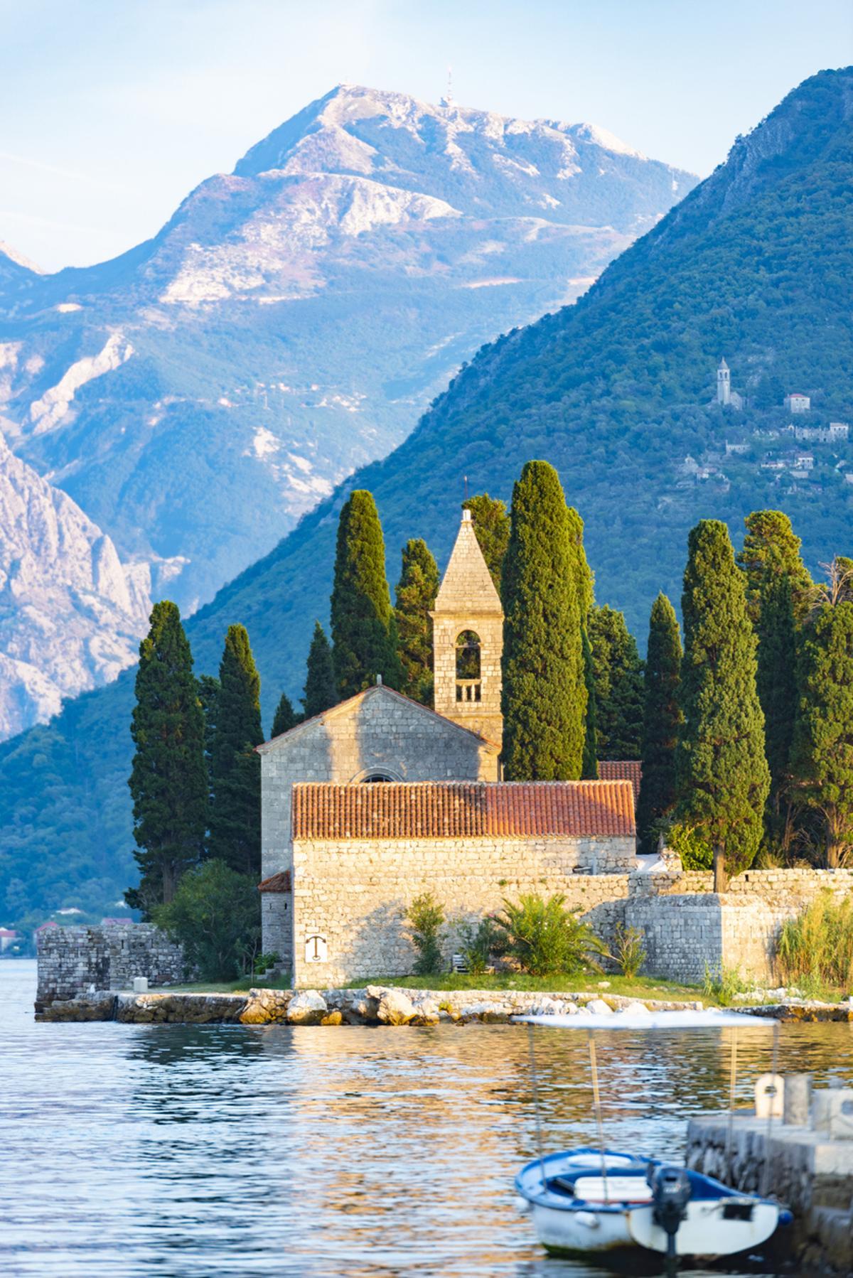 Perast, bahía de Kotor.