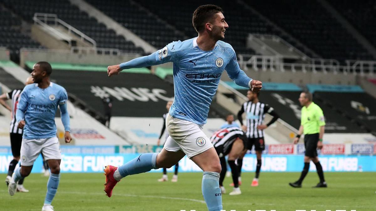 Ferran Torres marcó un hat-trick en Newcastle