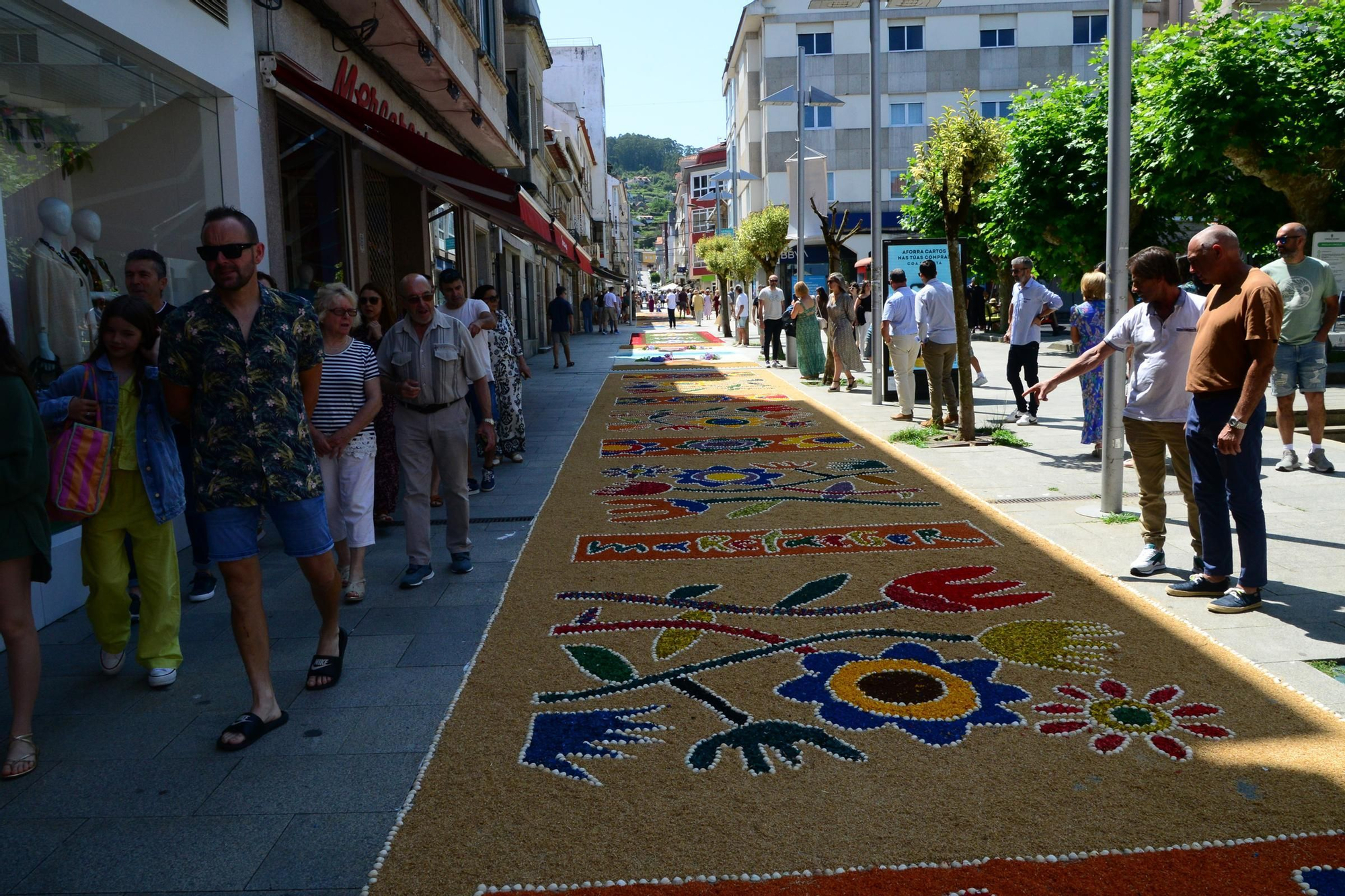La fiesta de las alfombras florales del Corpus en Bueu (III)