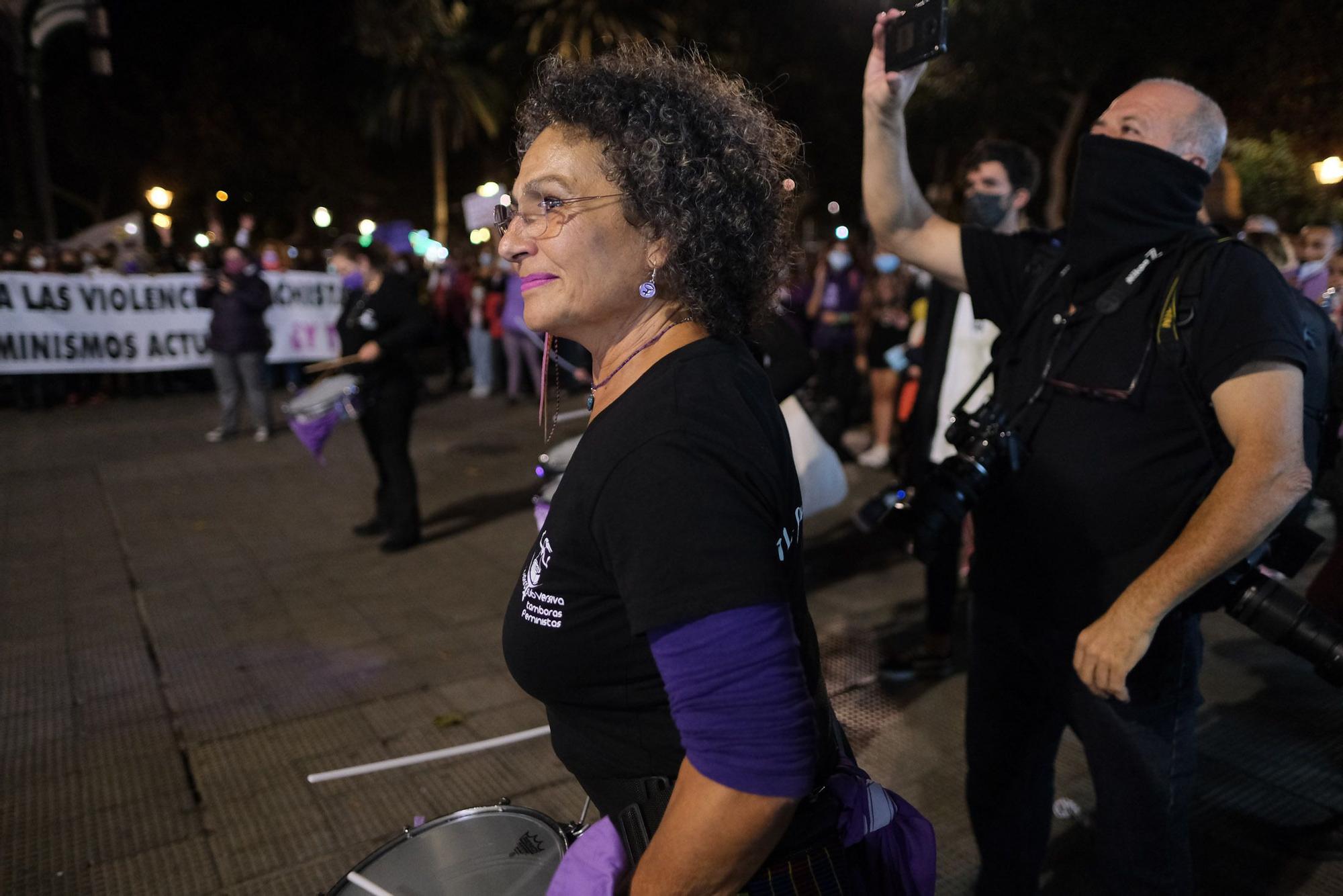 Manifestación del 25N en Las Palmas de Gran Canaria