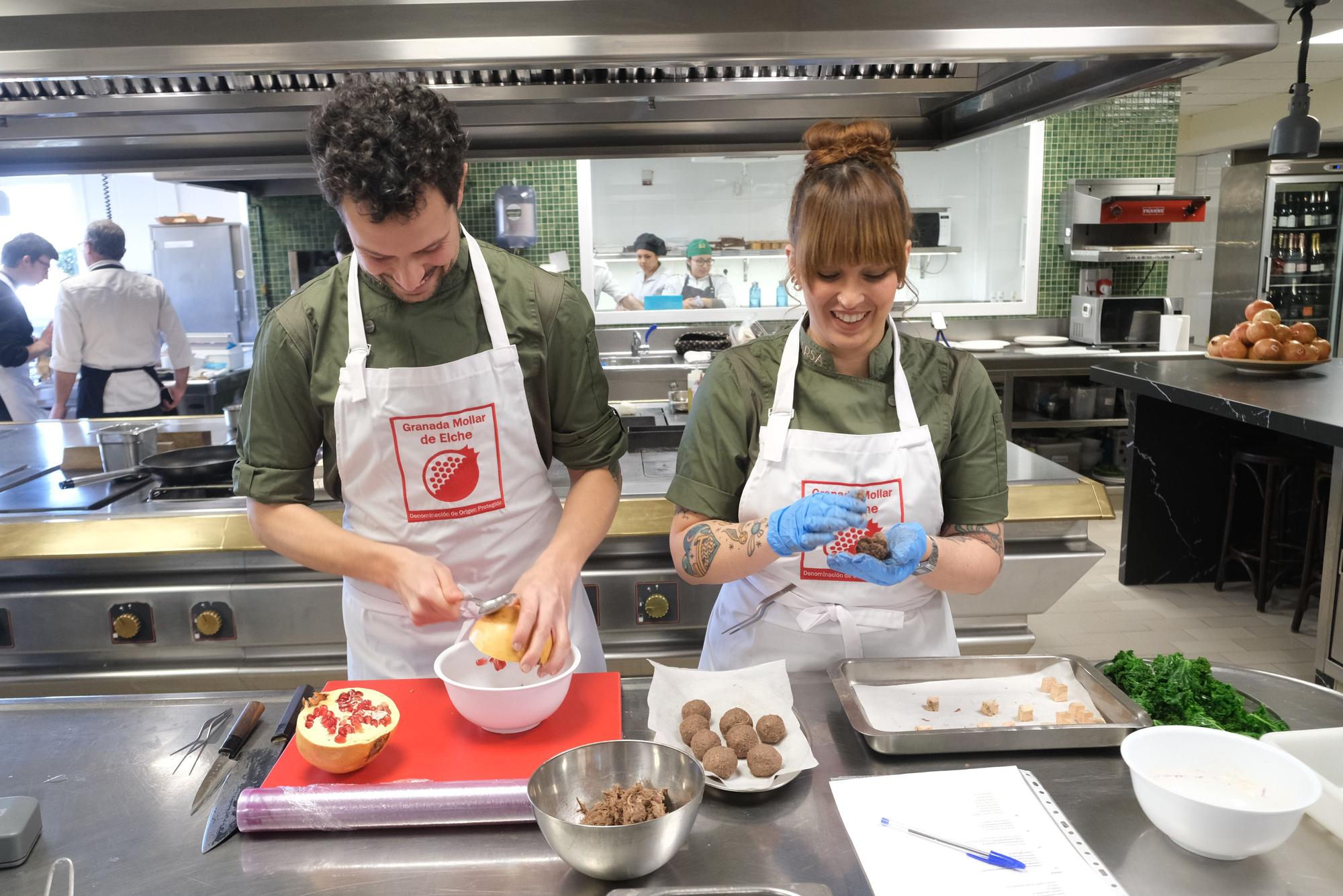 Así ha sido el concurso de cocina creativa con granada mollar de Elche