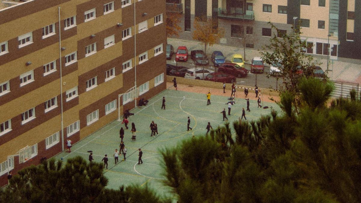 Patio de un colegio.