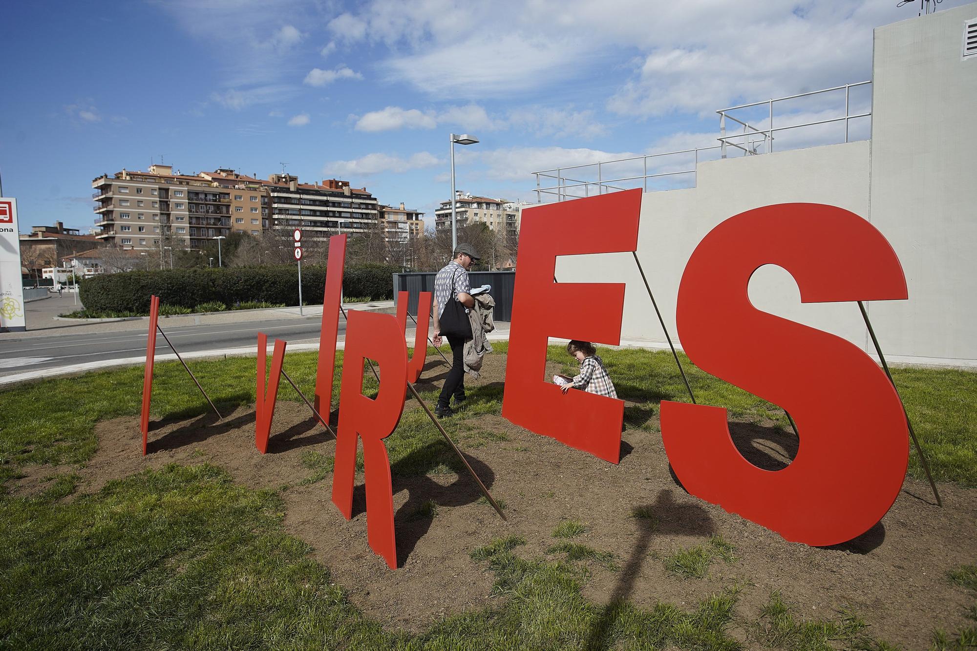 Inauguració de l'escultura "Univers" de Francesc Torres Monsó al parc Central