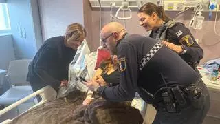 Agentes de la Policía Local atienden el parto de una joven en su casa del Cabanyal