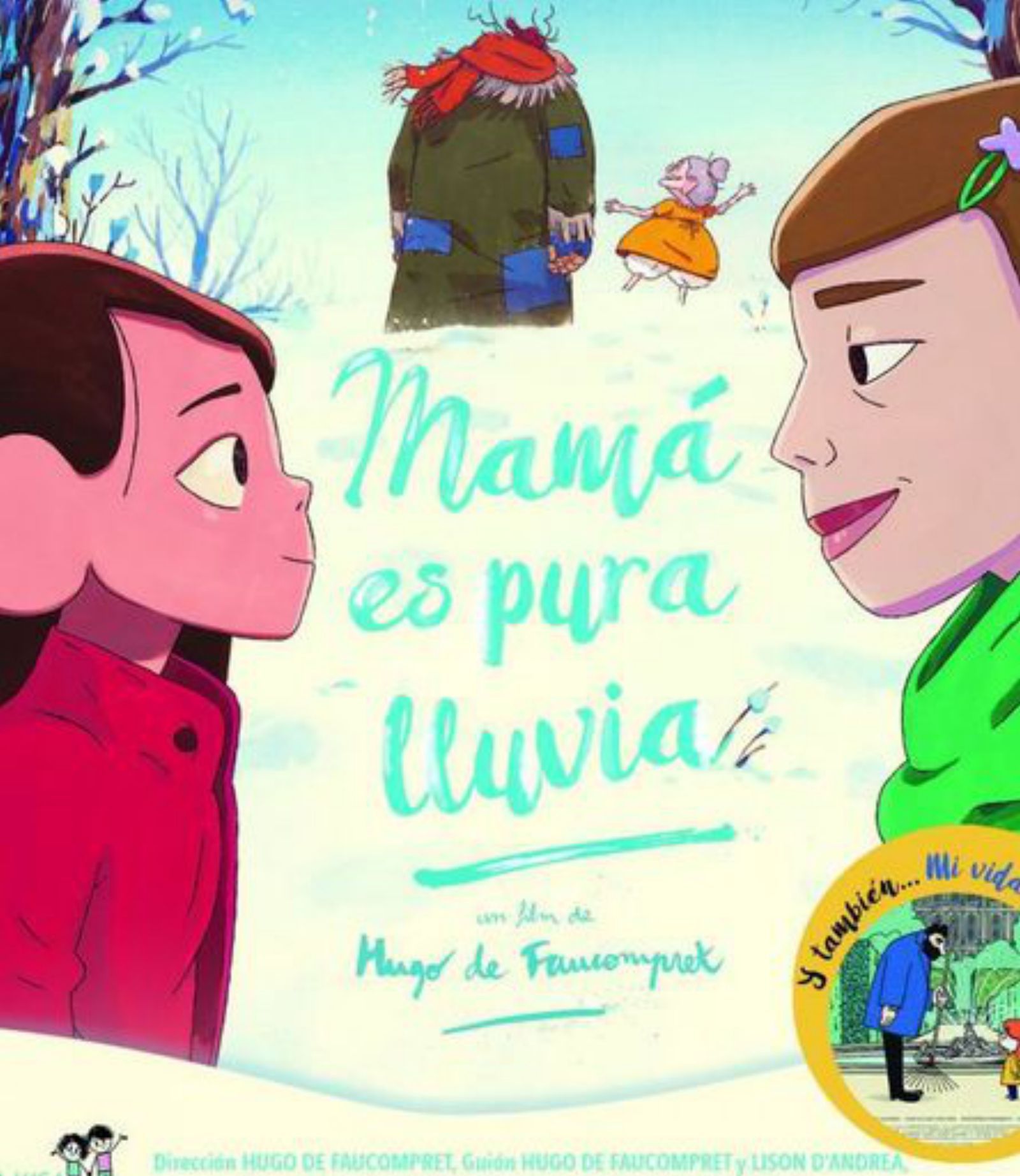 Cartel de la película infantil.  