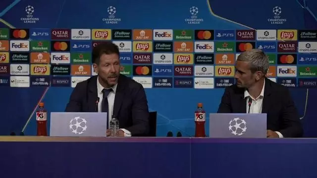 Diego Simeone: "Si Dios quiere, vamos a jugar cinco partidos más en Champions, así que vamos a disfrutarlos"