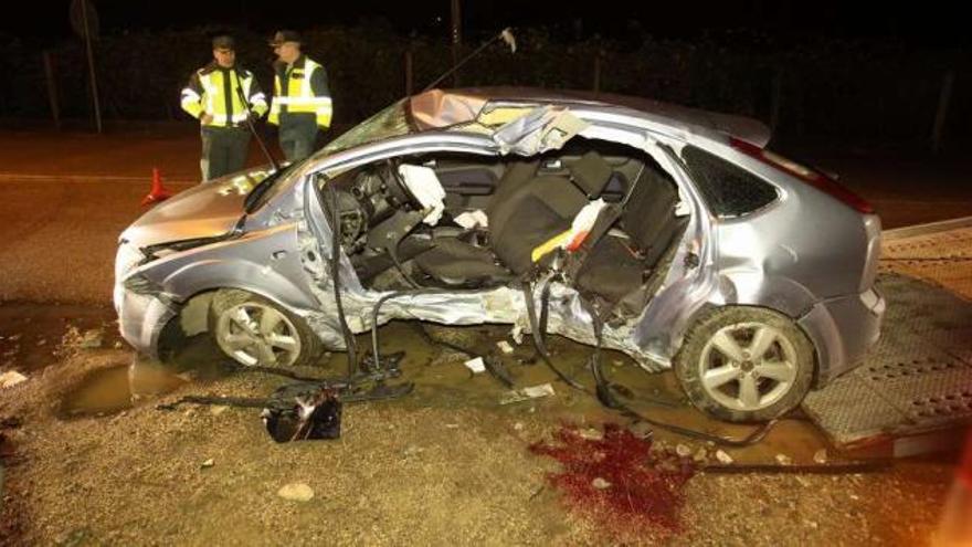 Un joven de 27 años fallece en Salceda al impactar su coche con una piedra