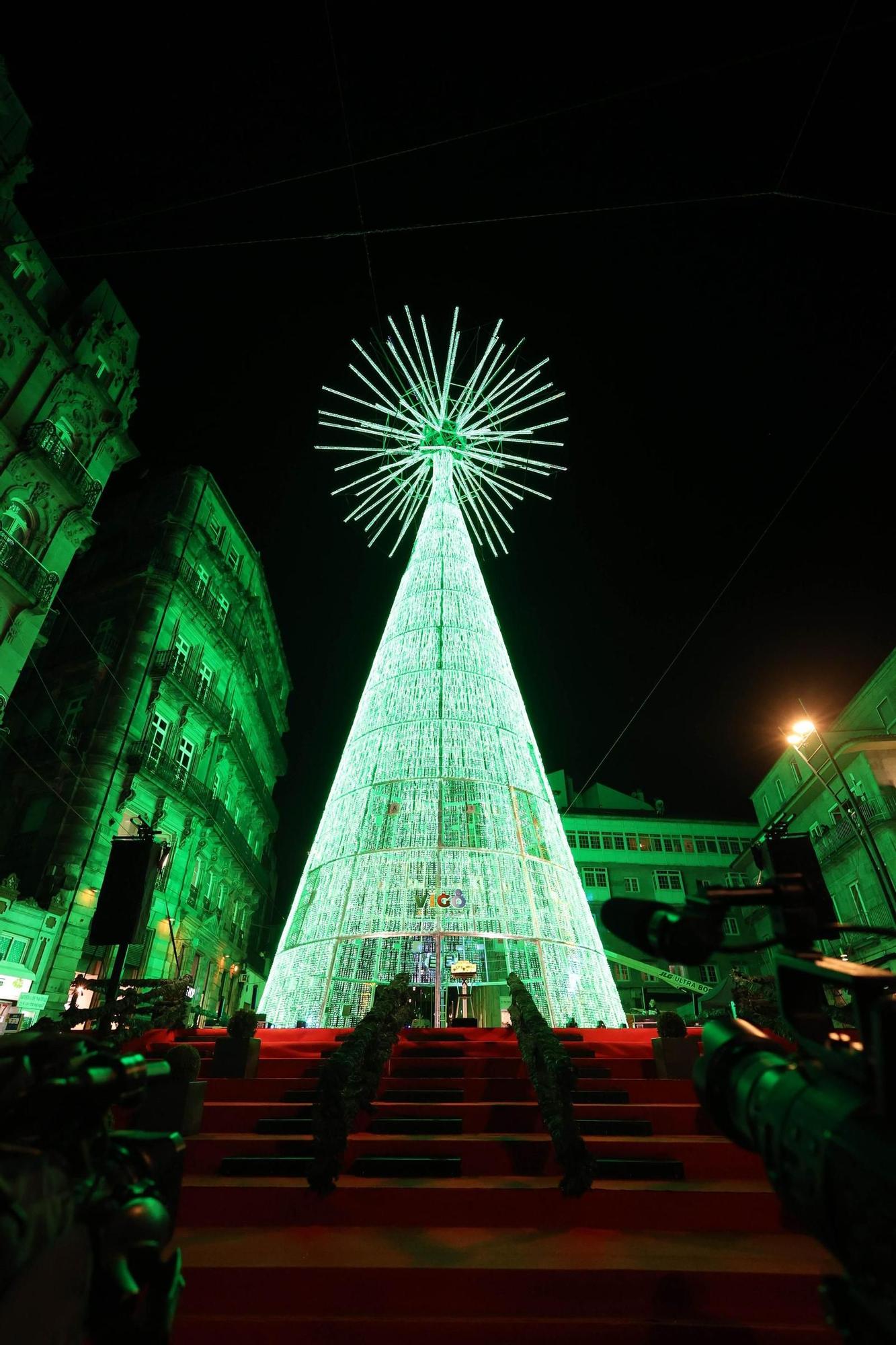 La Navidad de Vigo ya deslumbra al mundo