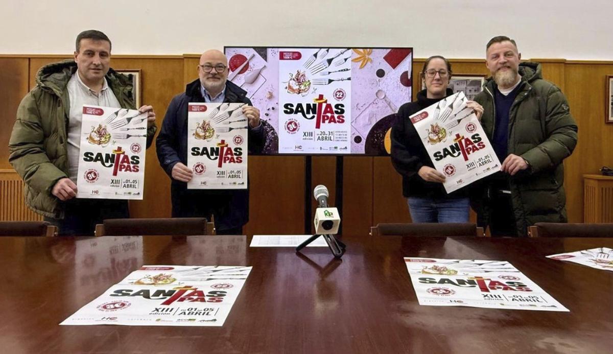 Carlos Gómez, Óscar Durán, Adriana Abelleiro y Miguel Areán, en la presentación. | L.D.