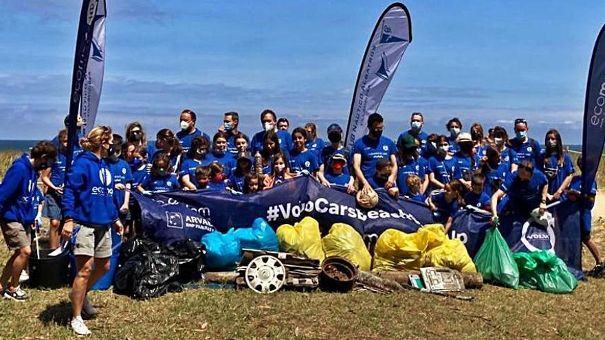 Retiran 87 kilos de basura en Rodiles | LNE