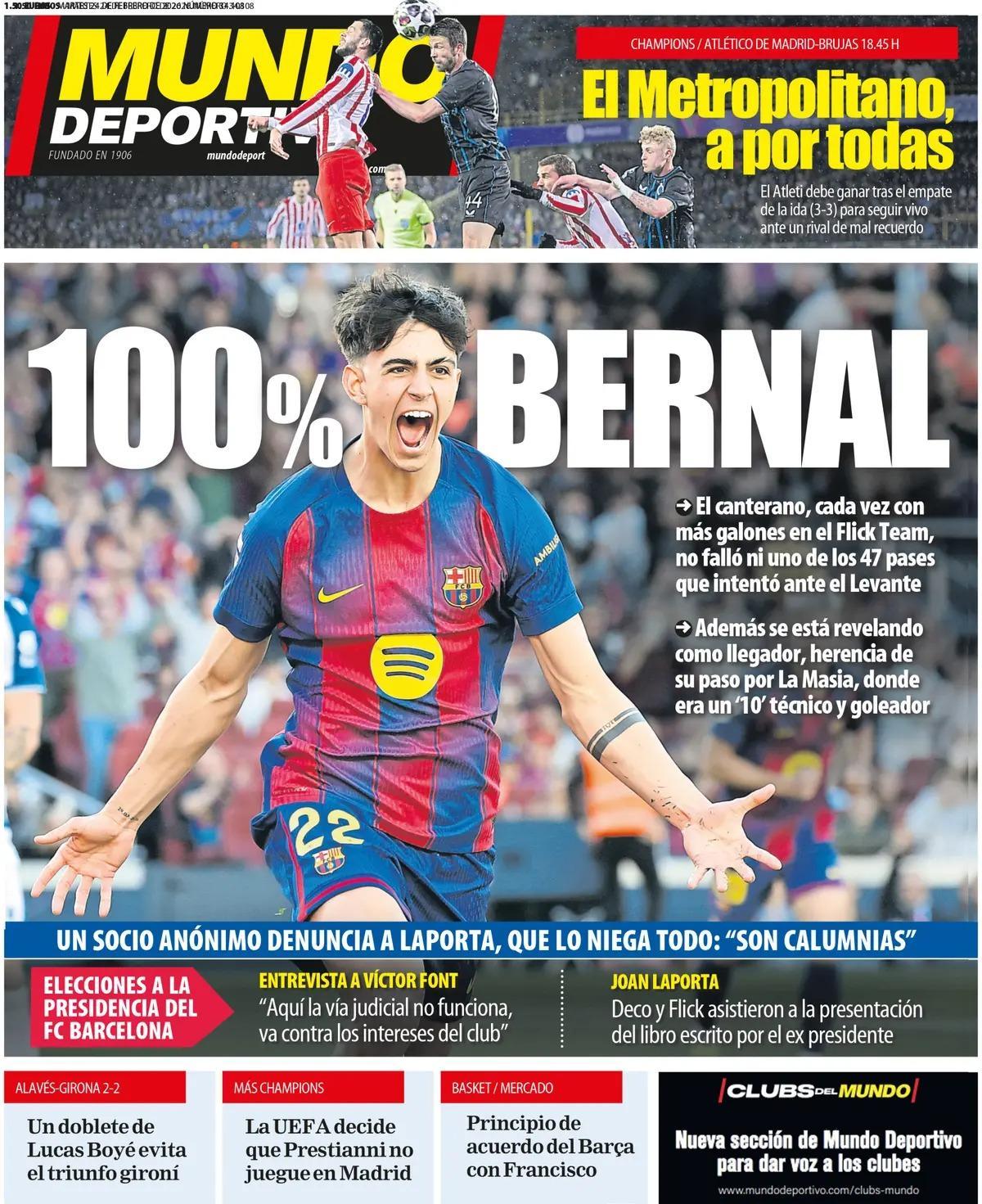 Estas son las portadas de la prensa deportiva de hoy