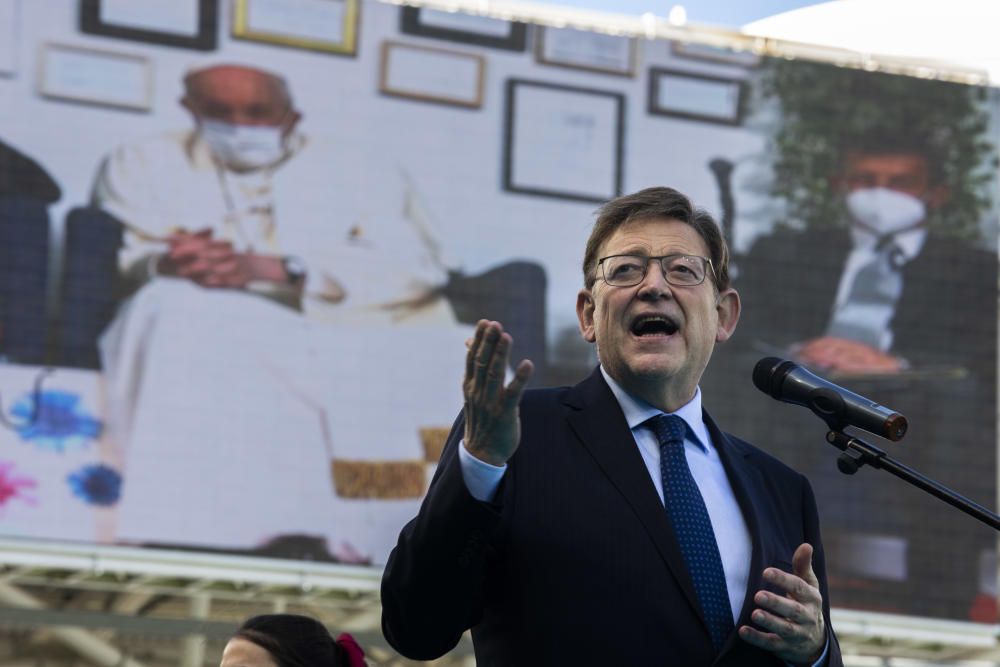 Videoconferencia Papa Ciutata de València Escholas Occurrentes