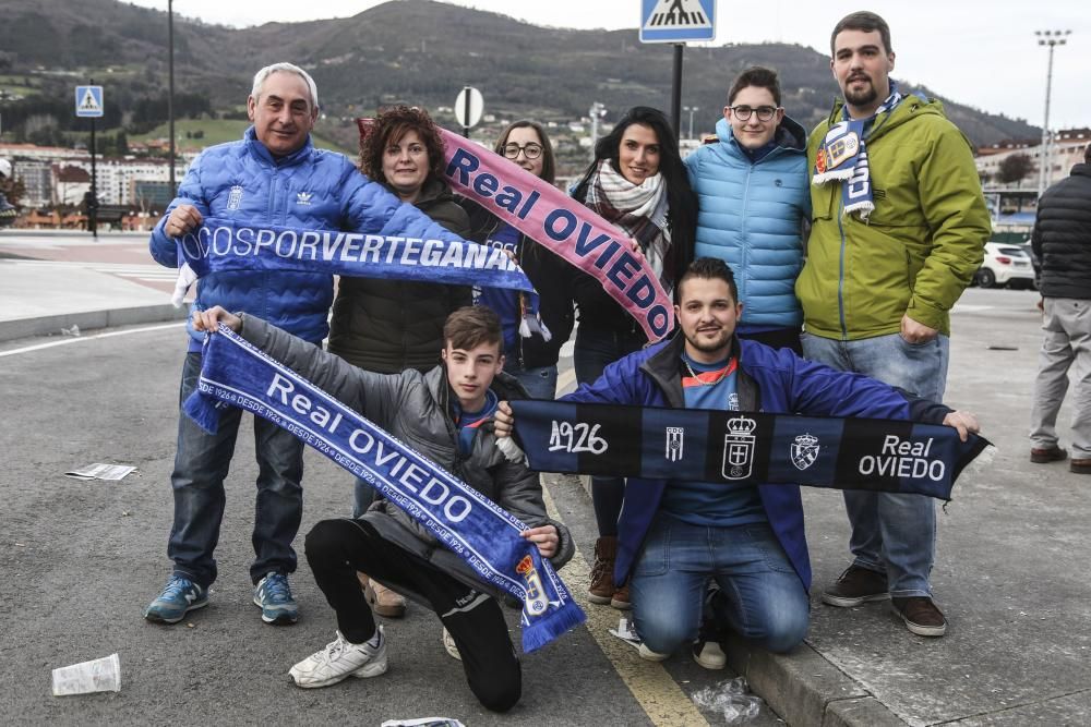 La afición de Oviedo recibe al equipo