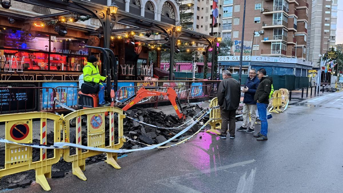 Otra imagen de las obras
