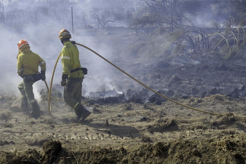 Incendio forestal en Cáceres