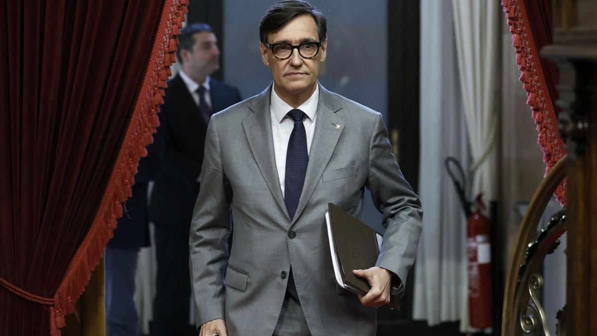 El president de la Generalitat, Salvador Illa. | ANDREU DALMAU / EFE