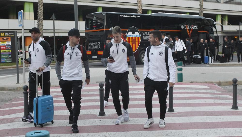 El Valencia ya está en Sevilla para el partido contra el Betis