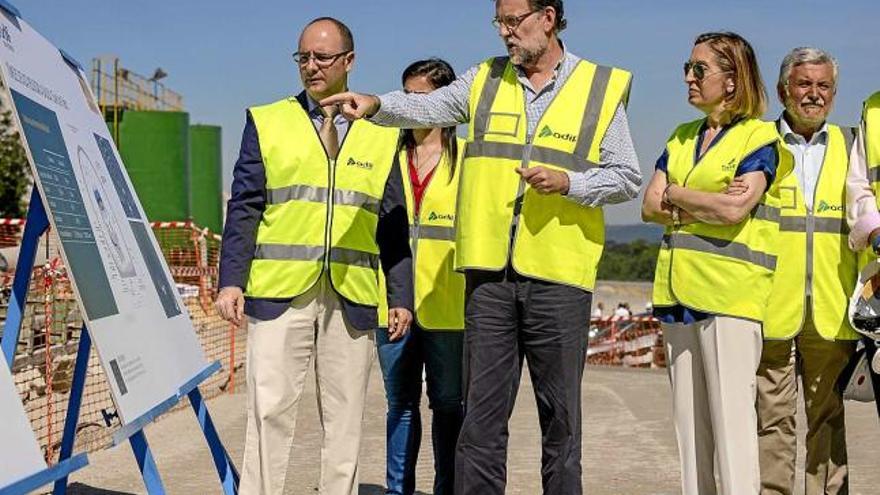 Mariano Rajoy va visitar ahir unes obres de l&#039;AVE a Orense