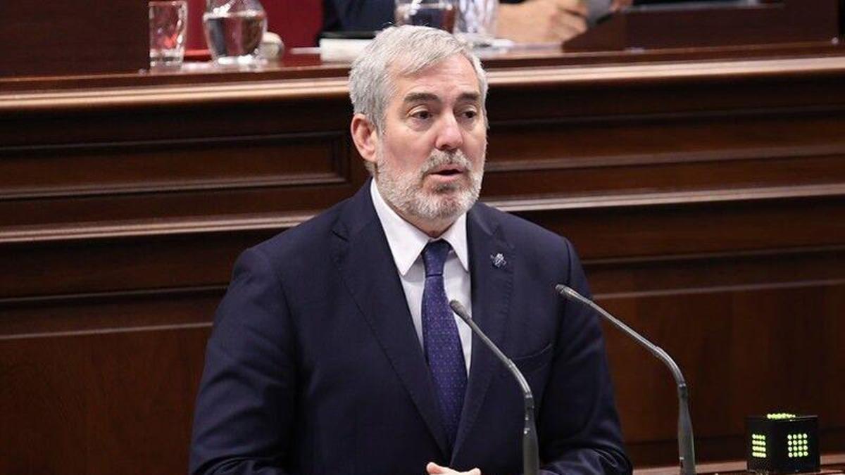 El presidente de Canarias, Fernando Clavijo