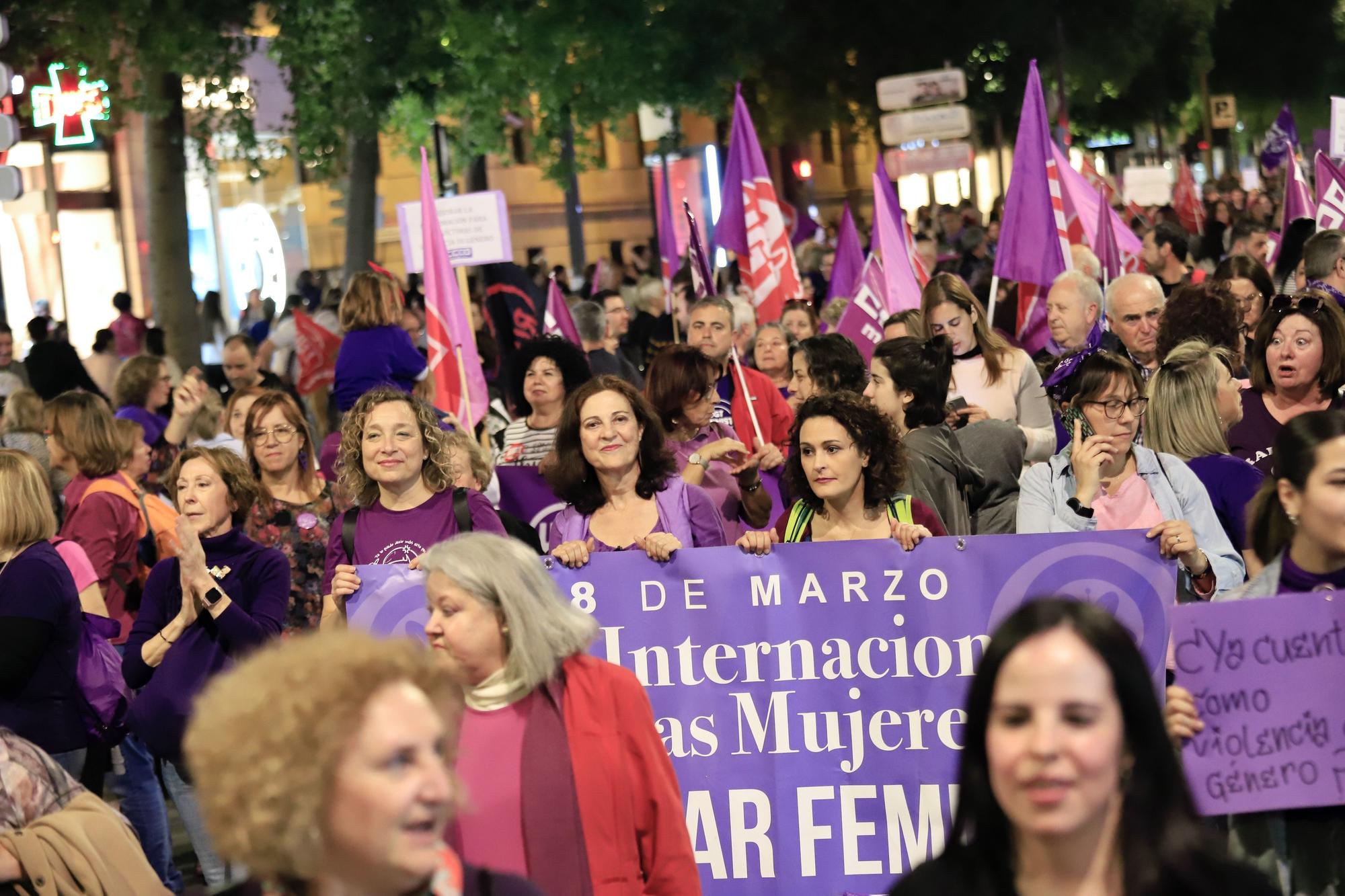 Manifestación del 8M en Murcia