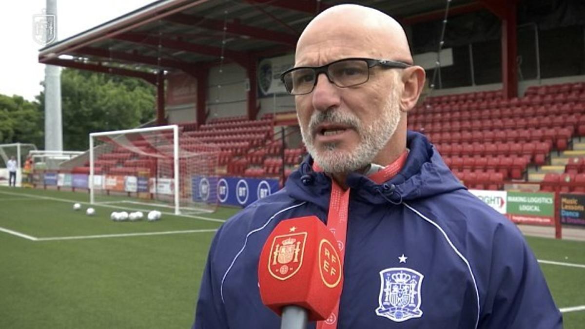 Luis de la Fuente, el seleccionador español sub-21.