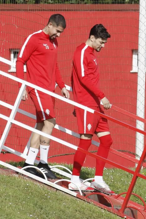 Entrenamiento del Sporting