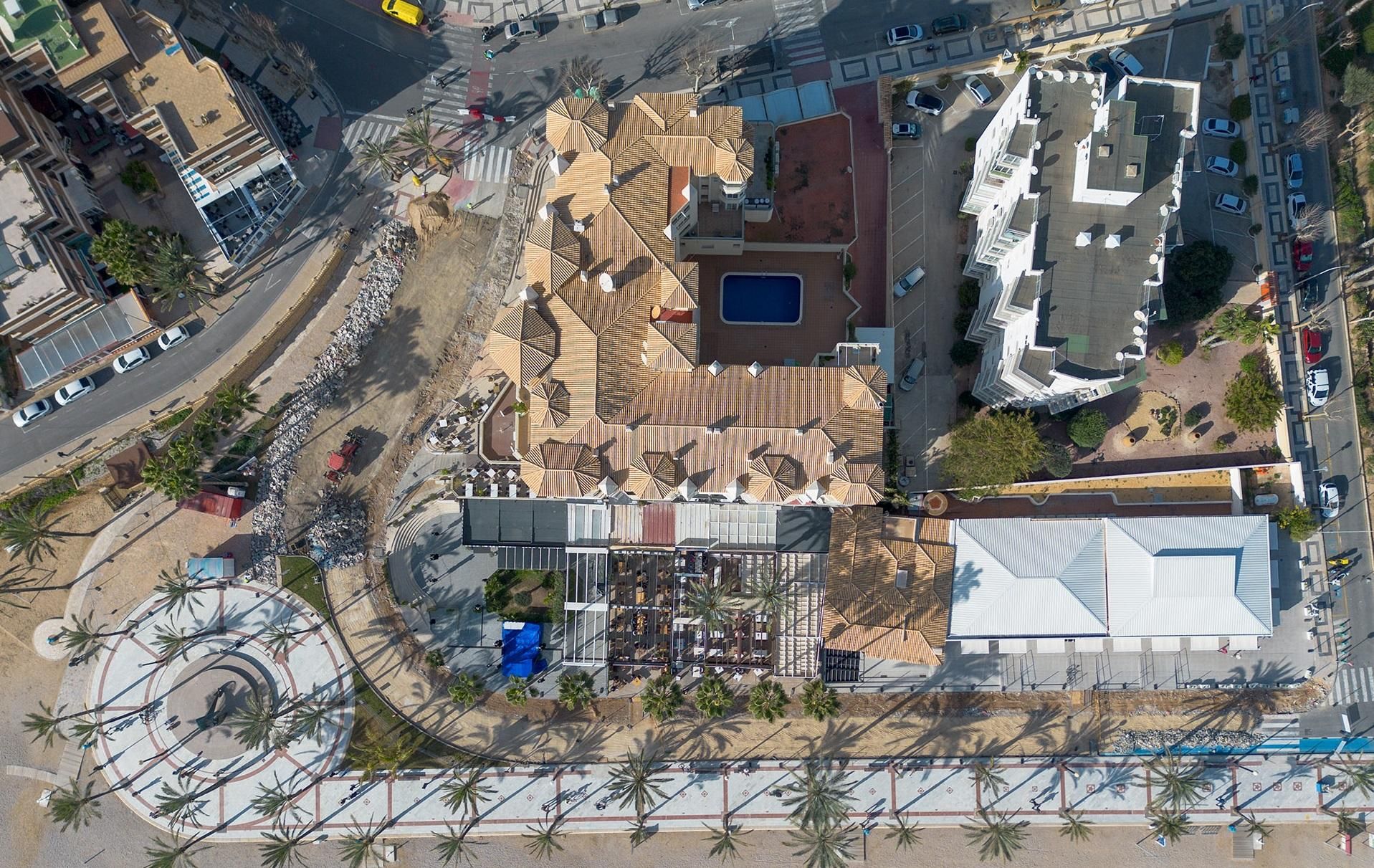 Las obras que se han iniciado en el Paseo de las Estrellas de l'Alfàs del Pi
