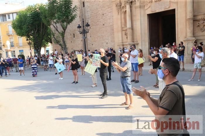 Totana protesta ante su vuelta a la fase 1