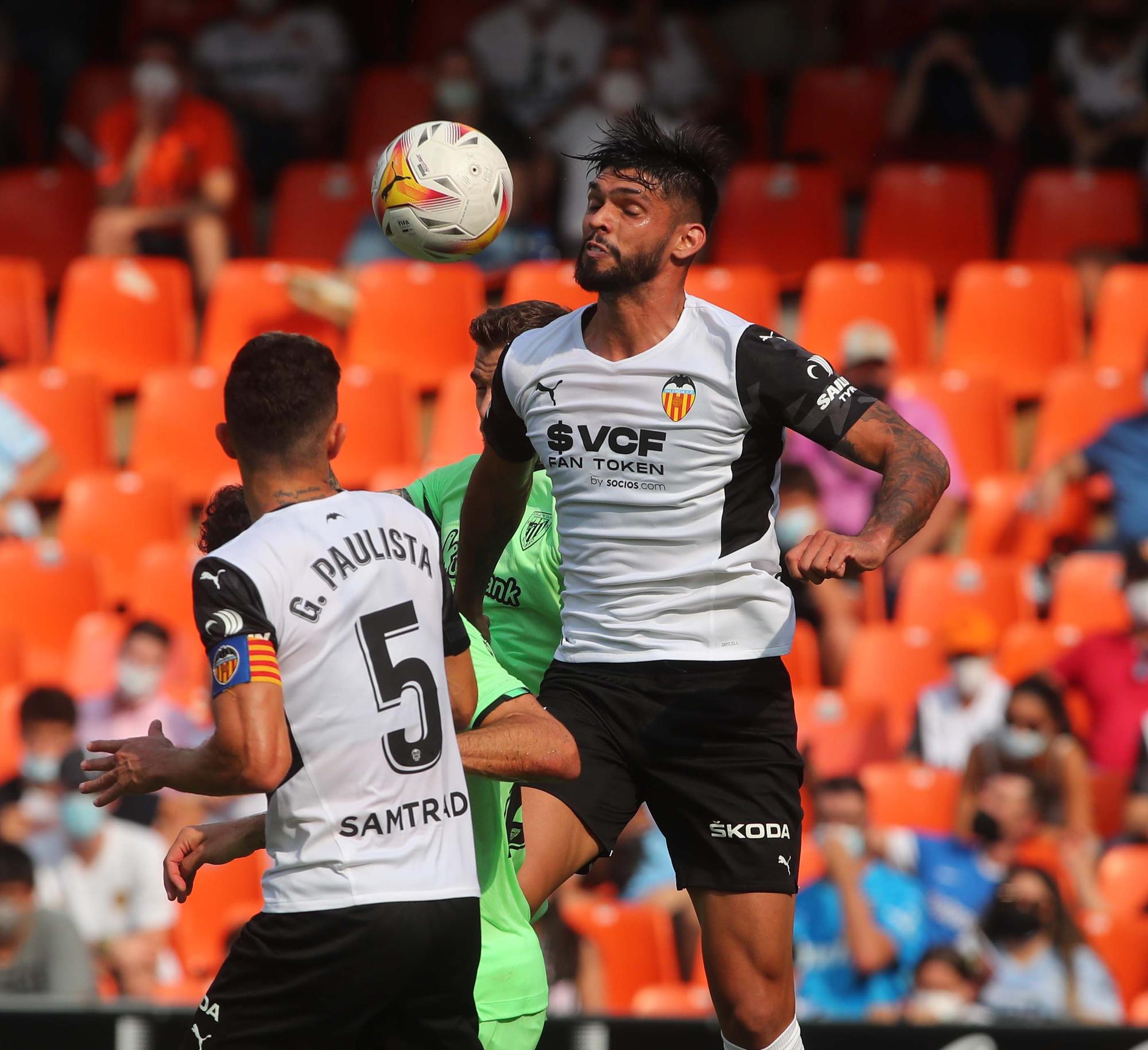 Partido de Liga entre el Valencia CF y el Athletic de Bilbao