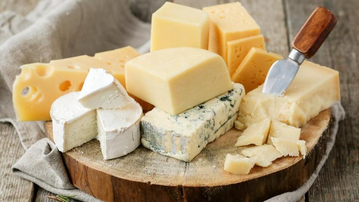 Diferents tipus de formatge.