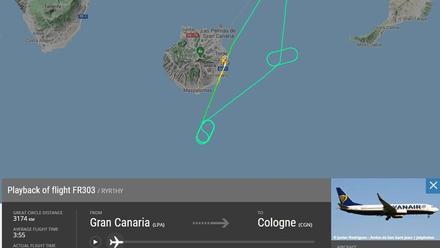 Un avión regresa a Gran Canaria por un fallo técnico - La Provincia