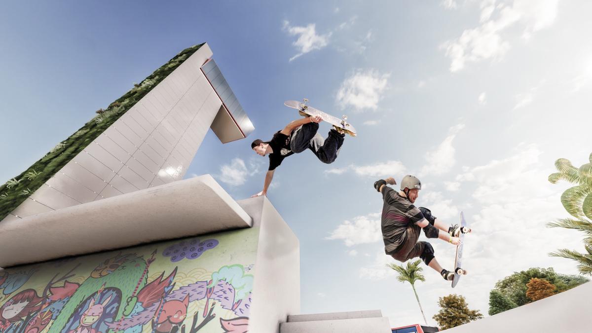 Así quedará la Torre Miramar, reconvertida en espacio urbano