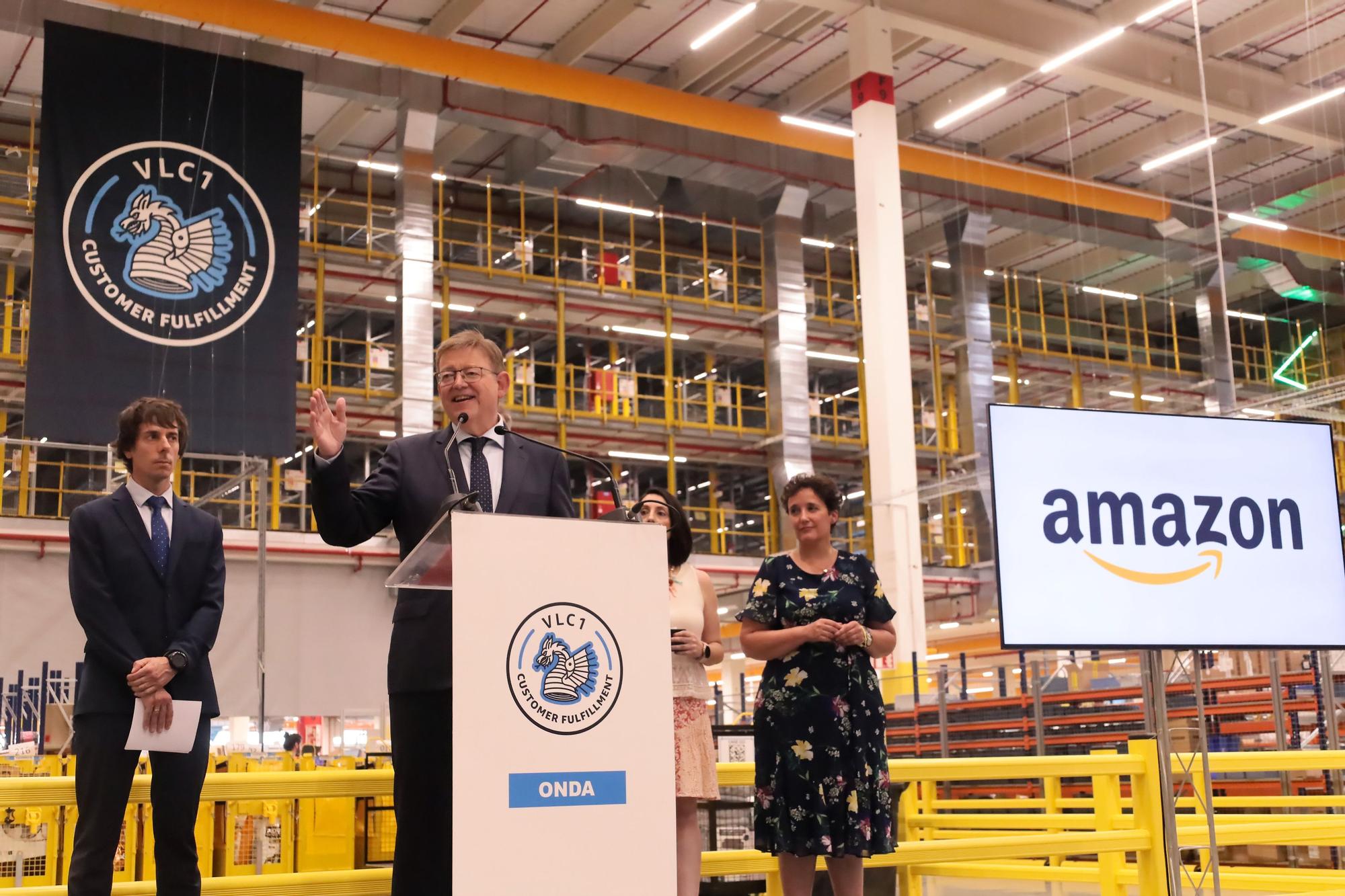 IMÁGENES | Amazon inaugura su centro logístico en Onda