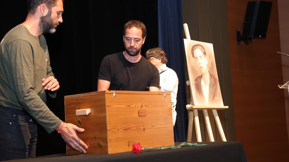 Acto de homenaje a Jaume Ordinas en Alaró.