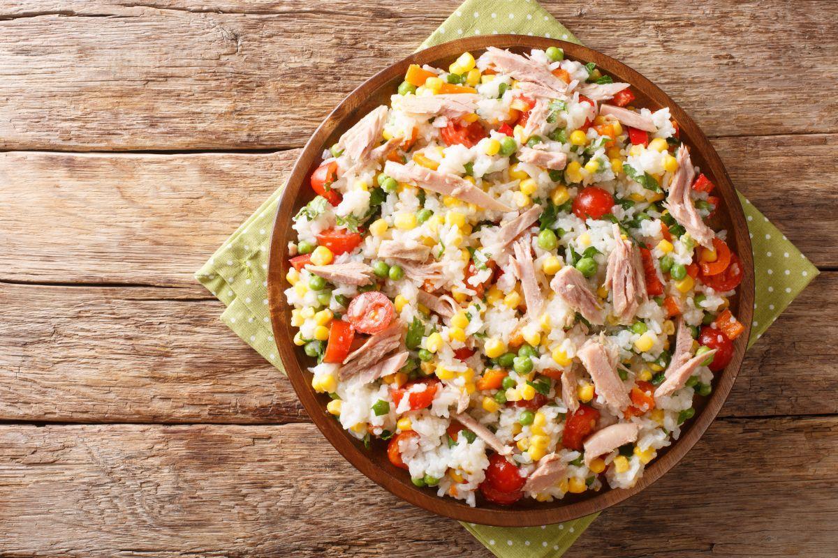 Ensalada de arroz.