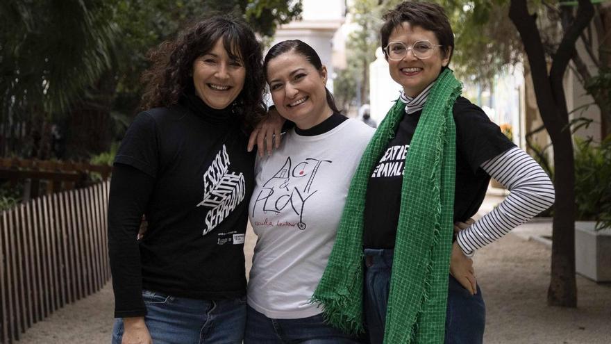 Ruth Palonés, Laura Moise i  Isabel Cogollos