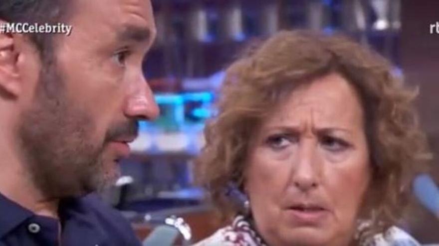 Juanma Castaño y su madre, en &#039;Masterchef&#039;.