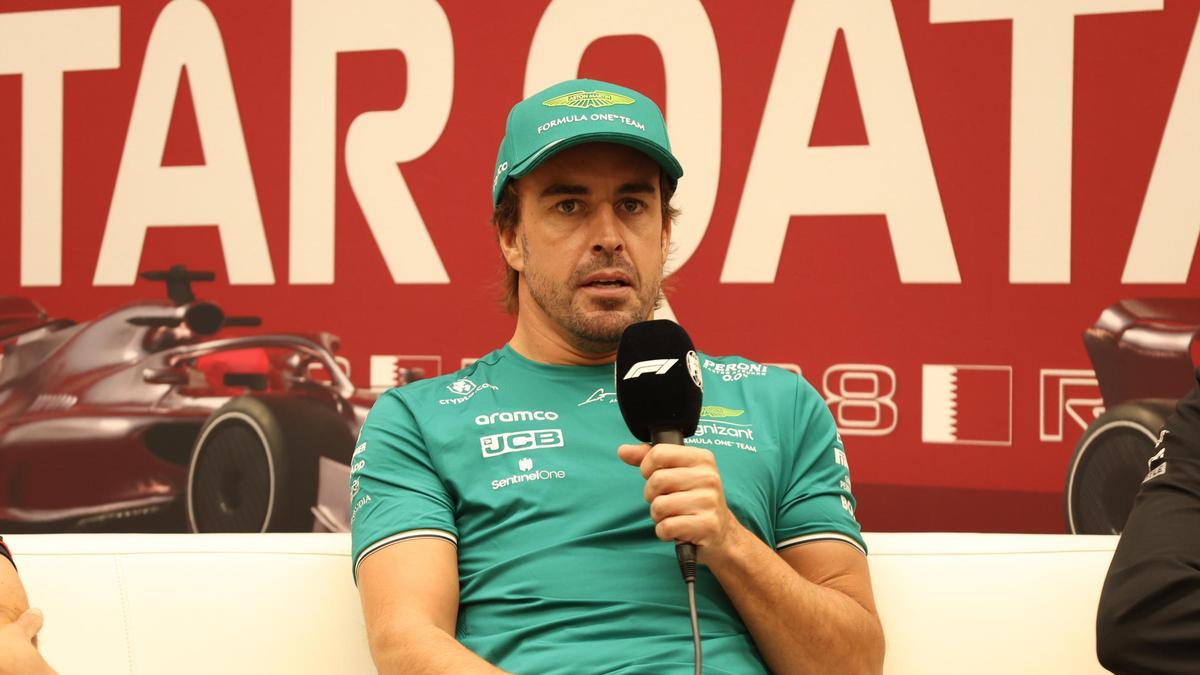 Fernando Alonso, en Qatar.