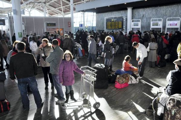 La huelga en el Aeropuerto de Zaragoza