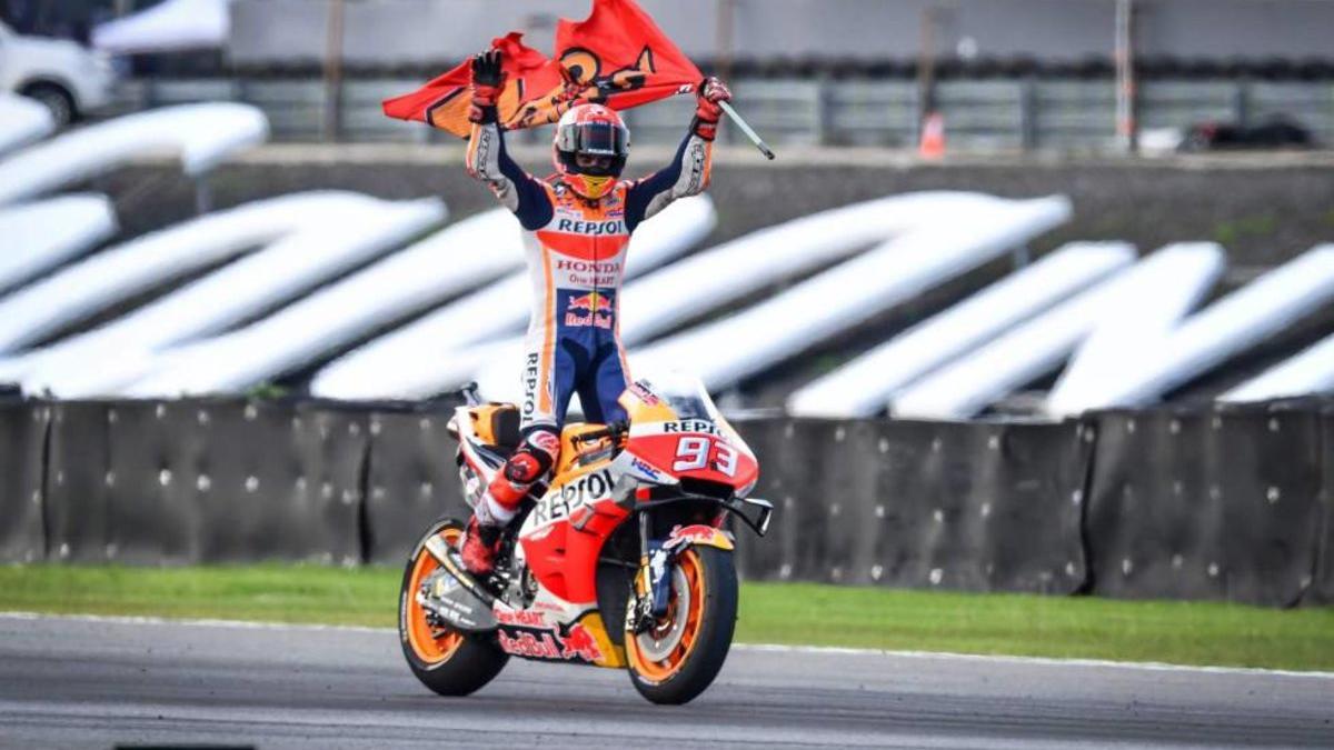 Márquez no volverá este año a Tailandia, donde se proclamó campeón en 2019
