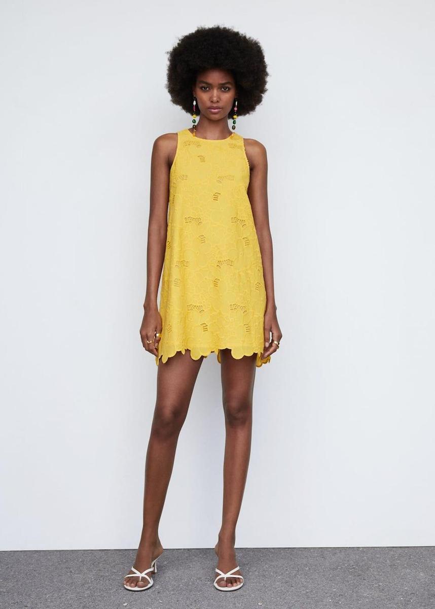10 vestidos amarillos de Mango que demuestran que este color SÍ favorece -  Woman