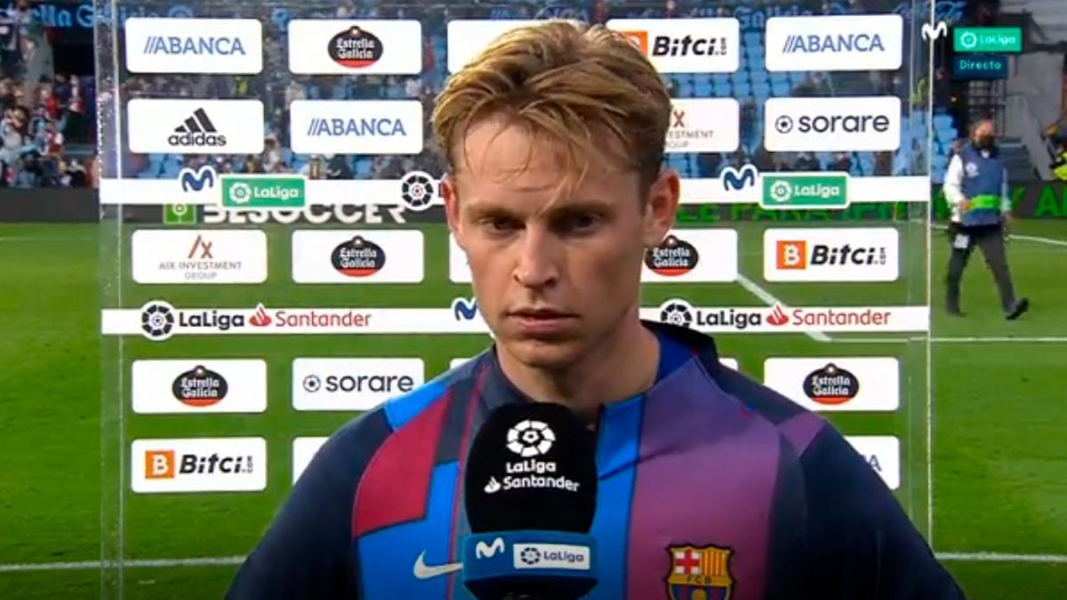 De Jong: "Nos ha faltado personalidad"