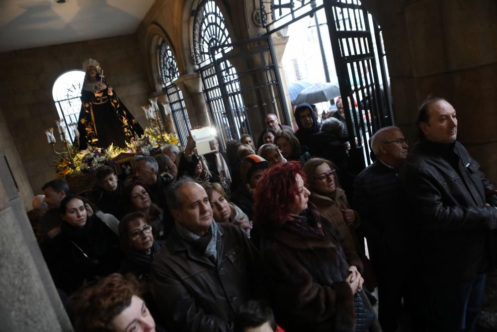 Las procesiones de Viernes Santo de Gijón se quedan sin salir.