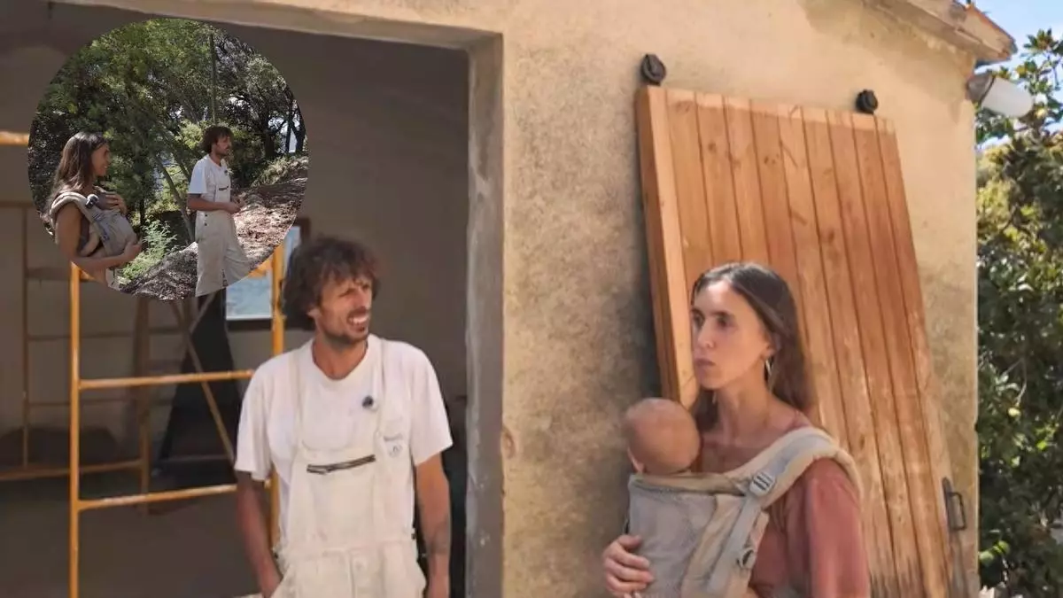 Alex y Paula viven aislados en una finca autosuficiente con un bebé: "No quería vivir una vida que estuviera en contra de nuestra naturaleza, confiamos en los animales y en la supervivencia"