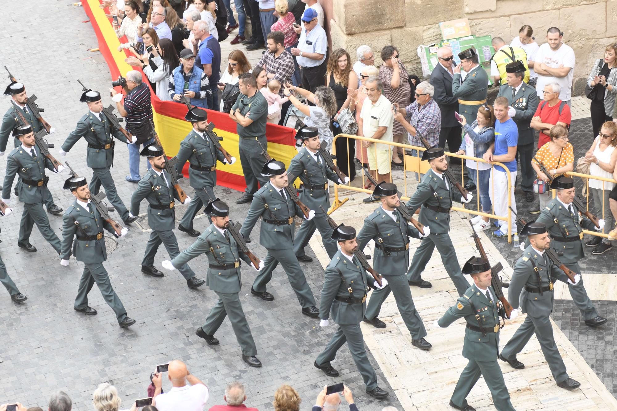 Acto institucional de la Guardia Civil en Murcia por el día de su Patrona
