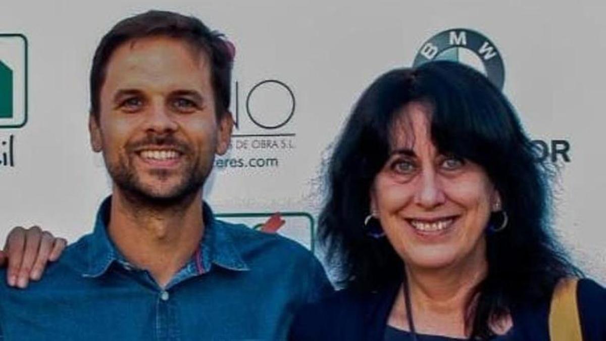 Consuelo López, candidata de Unidas Podemos, junto al número dos, Álvaro Jaén. En 2019, UP tuvo el siguiente porcentaje de votos 11,5 (28A), 10,6 (26M) y 11,1 (10N).