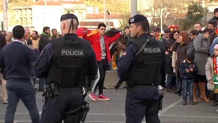Intensas medidas de seguridad antes del partido Portugal-Bélgica