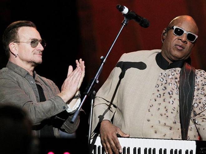 Famosos y músicos en el 2013 Global Citizen Festival