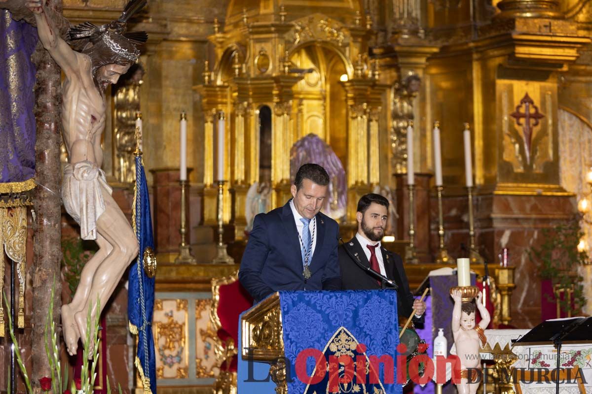 Pregón de Semana Santa en Caravaca por Álvaro Peña